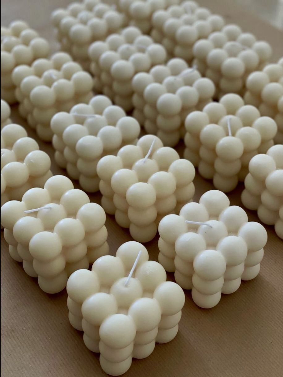 Molde Cubo de Burbujas 3D – Silicona 6x6 cm | Diseño Viral