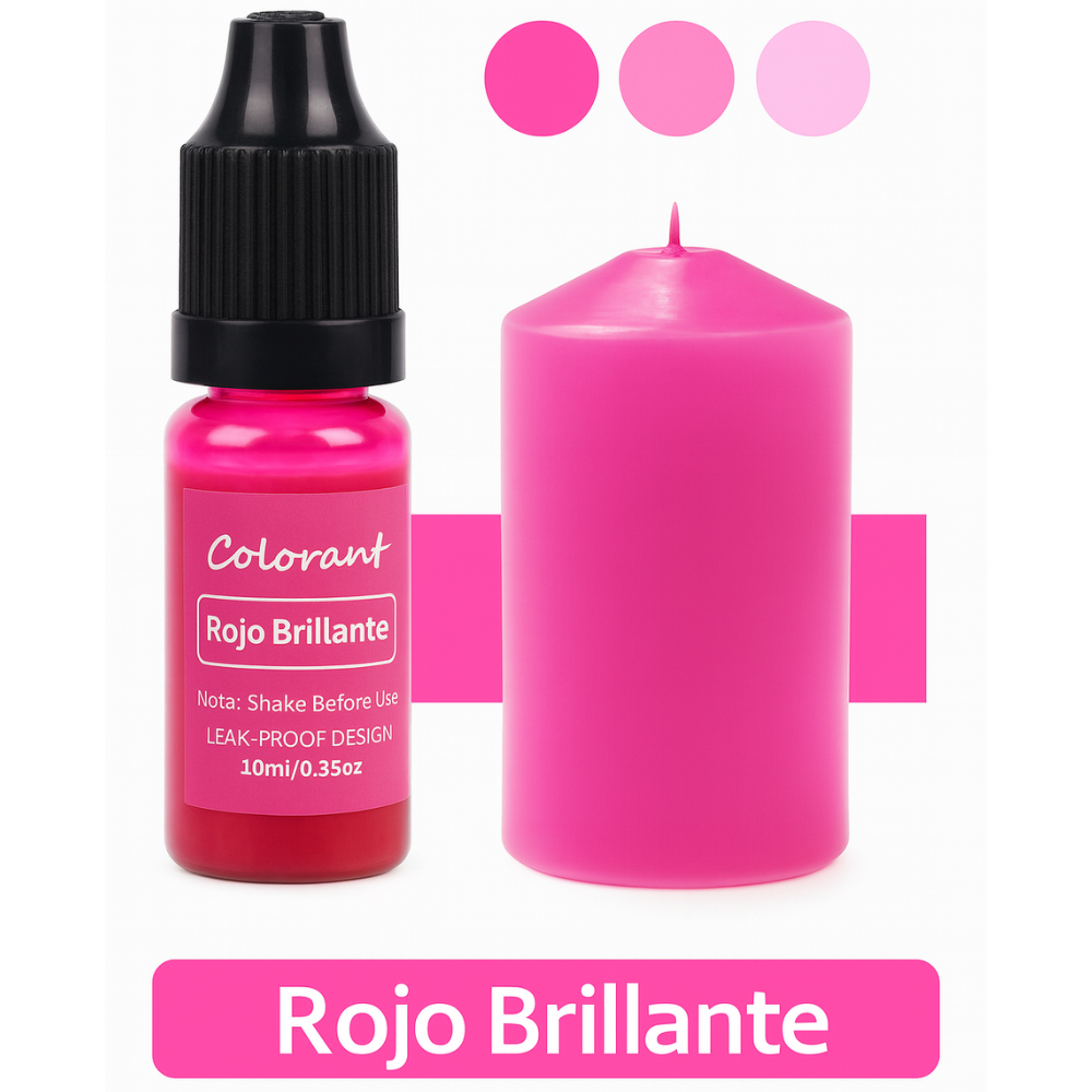Pigmento Colorante Líquido para Velas 10 ml