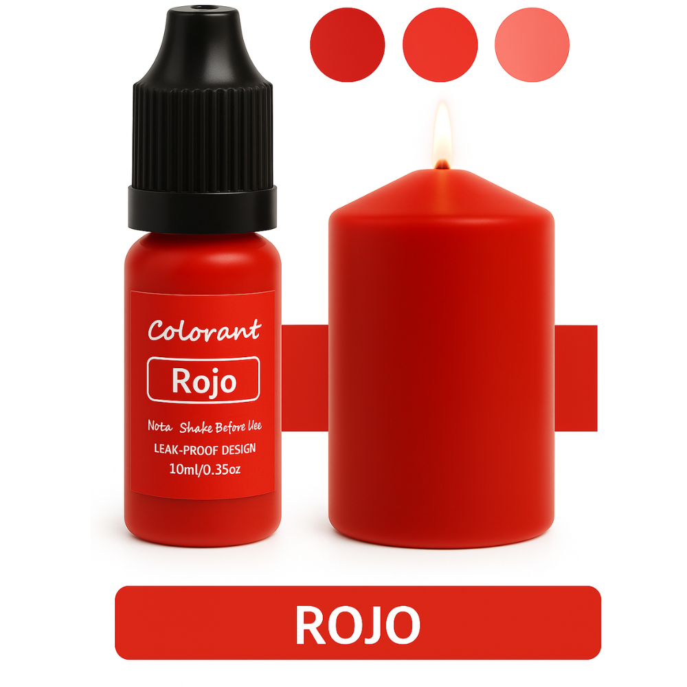 Pigmento Colorante Líquido para Velas 10 ml