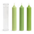 Molde para Velas 18 cm Tipo Candelabro Plástico Profesional Reutilizable