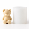Molde de Silicona Oso Pequeño para Velas Decorativas