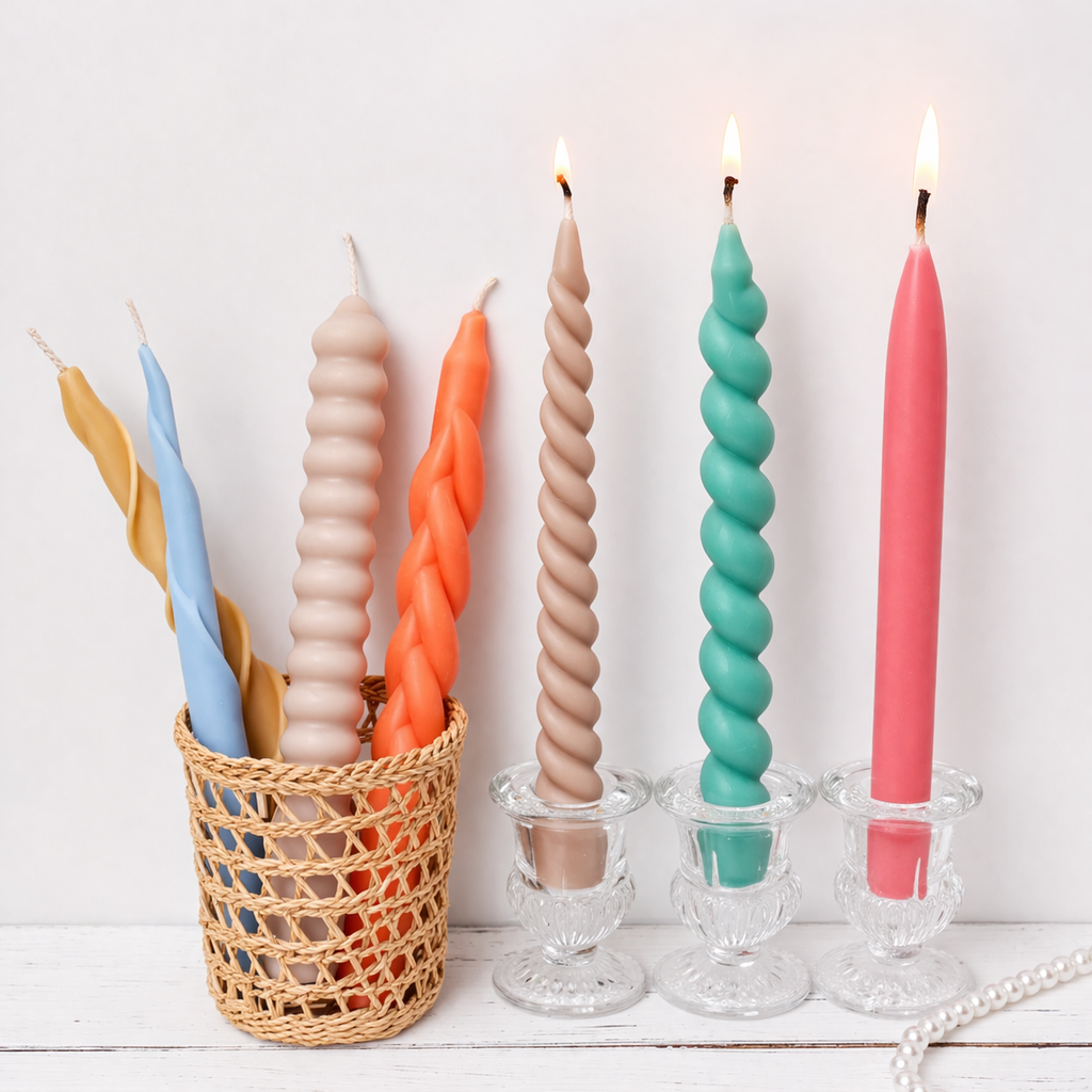Molde de Silicona para Velas  Varios Diseños | Acabado Profesional