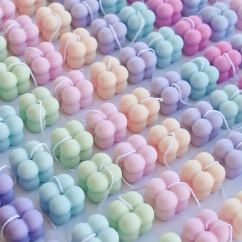 Molde Pequeño Burbuja Doble De Silicona Velas Y Jabones 2