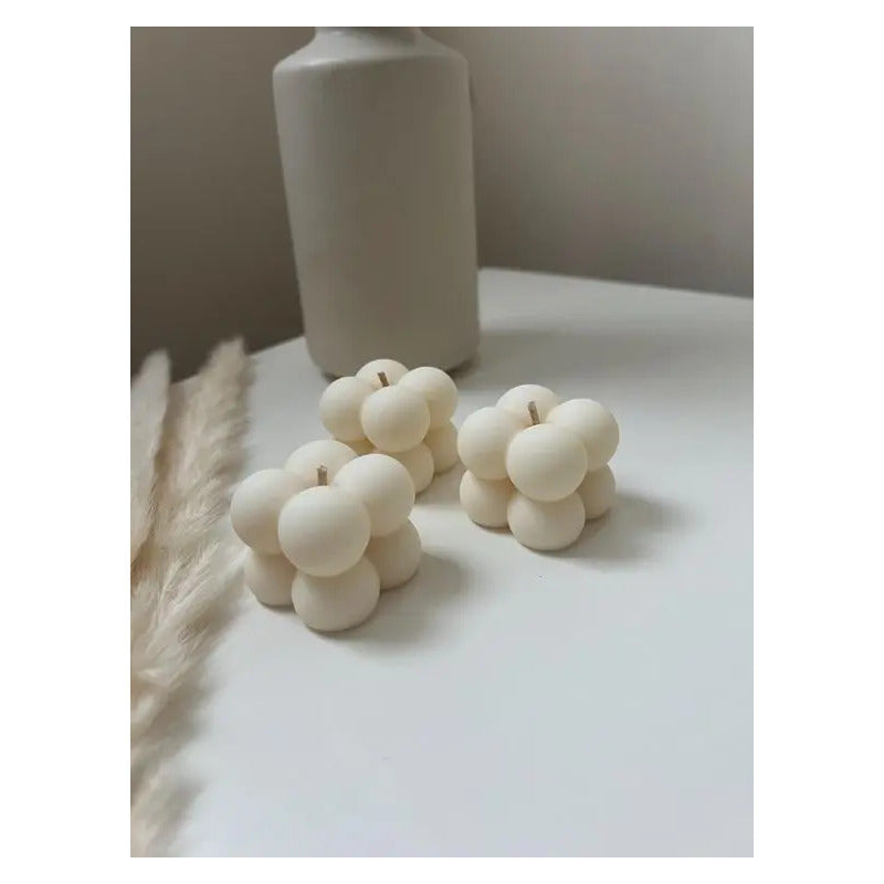 Molde Pequeño Burbuja Doble De Silicona Velas Y Jabones 2