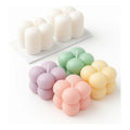 Molde Pequeño Burbuja Doble De Silicona Velas Y Jabones 2